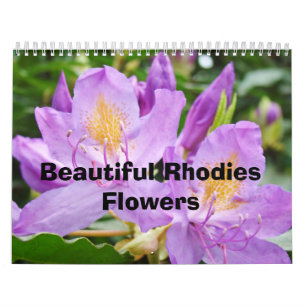 Schöne Rhodies Blumen-Kalender-Natur bunt Kalender