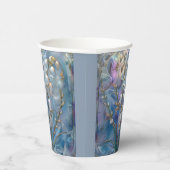 Schöne, rieszierende Lily of Valley Embossed Glass Pappbecher (Rechts)