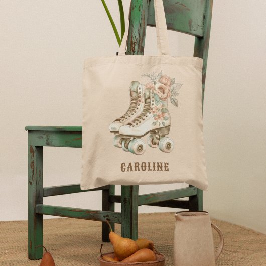 Schöne Roller-Skate Vintages Design Tragetasche