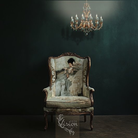 Schöne Romantik, elegantes Portrait Blumenblossom Seidenpapier