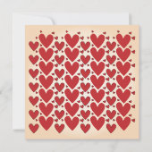 Schöne romantische Einladung (Rückseite)