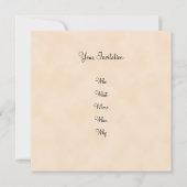 Schöne romantische Einladung (Vorderseite)