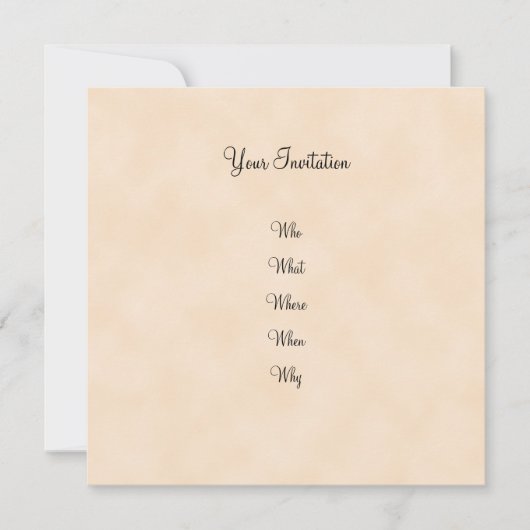 Schöne romantische Einladung (Vorderseite)