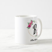 Schöne romantische Frühlingsbäume Girl Blume Kaffeetasse (VorderseiteRechts)