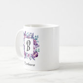 Schöne romantische Frühlingsbäume Girl Blume Kaffeetasse (Vorderseite Links)