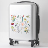 Schöne romantische Frühlingskollektion Blume. Aufkleber (Koffer)