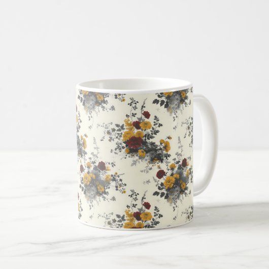 Schöne Romantische Frühlingsmädagogische Blume Kaffeetasse (VorderseiteRechts)