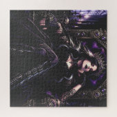 Schöne Romantische Gotische Königin Puzzle (Horizontal)