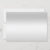 Schöne romantische Rote Rosen Geburtstag Dankeskarte (Rückseite)