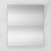 Schöne romantische Rote Rosen zum Geburtstag Platzkarte (Innenseite Aufgefaltet)