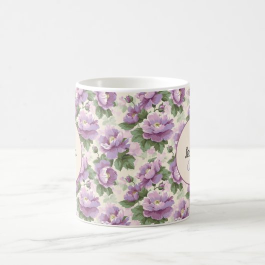 Schöne romantische Spring Violet Giro Blume Kaffeetasse (Mittel)