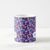 Schöne romantische Spring Violet Giro Blume Kaffeetasse (Mittel)