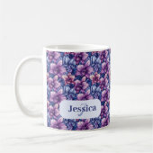 Schöne romantische Spring Violet Giro Blume Kaffeetasse (Links)