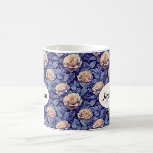 Schöne romantische Spring Violet Giro Blume Kaffeetasse (Mittel)