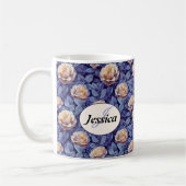 Schöne romantische Spring Violet Giro Blume Kaffeetasse (Links)