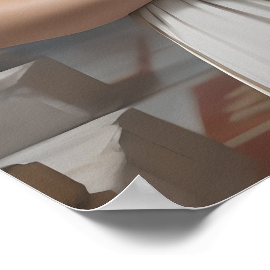 Schöne römische Frau Poster (Ecke)