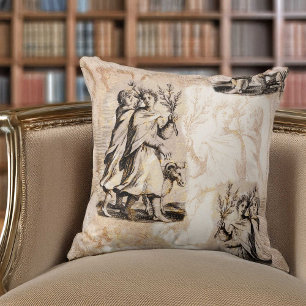 Schöne römische Jugend beim Festival Procession Kissen