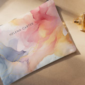 Schöne, rosa Abstrakte Frauen Zubehörtasche