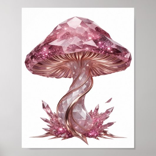 Schöne rosa abstrakte Kunst moderne Gestaltung Poster (Vorne)