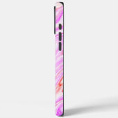 Schöne rosa Abstrakte Marmortextur Case-Mate iPhone Hülle (Rückseite / Links)