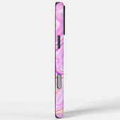 Schöne rosa Abstrakte Marmortextur Case-Mate iPhone Hülle (Rückseite / Rechts)