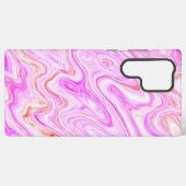Schöne rosa Abstrakte Marmortextur Samsung Galaxy Hülle (Rückseite (Horizontal))