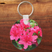 schöne rosa Azalea-Blume Schlüsselanhänger (Vorderseite)