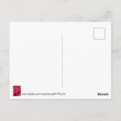 Schöne rosa Azaleen-Blumen Hallo Postkarten 2 (Rückseite)