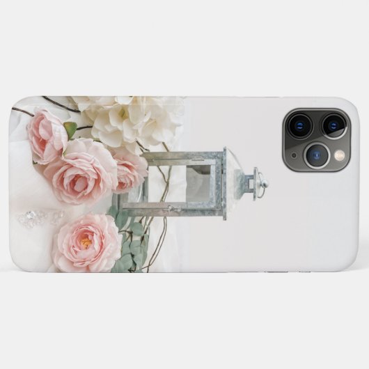 Schöne rosa Bäume und weiße Hydrangeas Case-Mate iPhone Hülle (Rückseite (Horizontal))