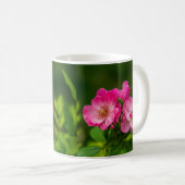 Schöne rosa Blume-6845 Kaffeetasse (VorderseiteRechts)