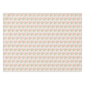 Schöne rosa Blume auf hellbeige Tischdecke (Vorderseite (Horizontal))