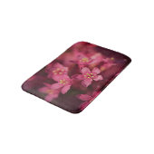 Schöne rosa Blume Badematte (Schrägansicht)