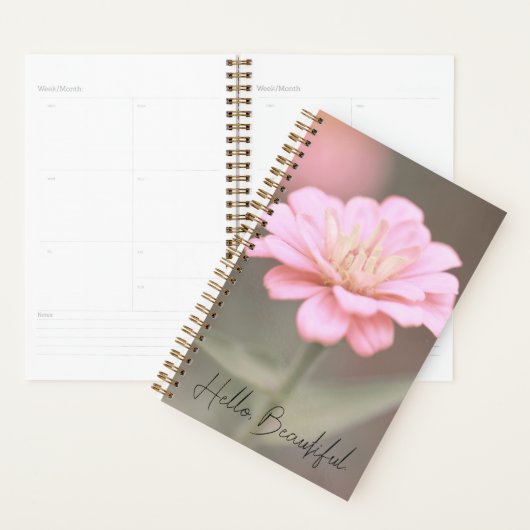 Schöne rosa Blume Blumenplaner Planer (Anzeige)