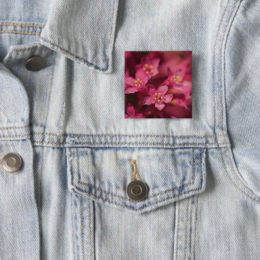 Schöne rosa Blume Button (Beispiel)