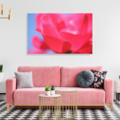 Schöne rosa Blume Canvas Print Leinwanddruck (Insitu (Wohnzimmer))