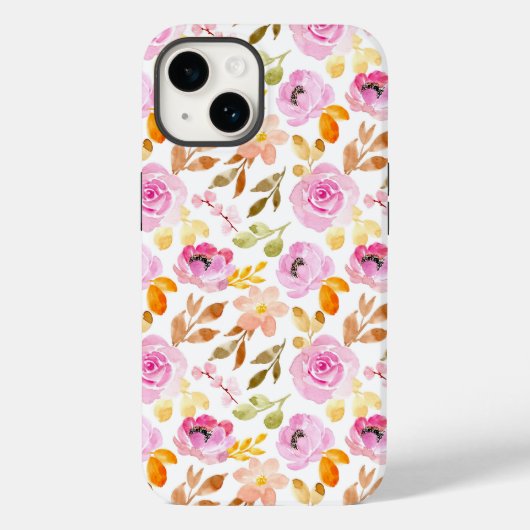 Schöne rosa Blume Case-Mate iPhone Hülle (Rückseite)