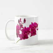 Schöne rosa Blume drucken Kaffeetasse (Links)