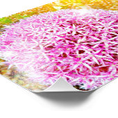 Schöne rosa Blume Fotodruck (Ecke)