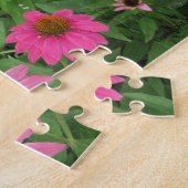 Schöne rosa Blume im Garden Puzzle (Seite)