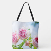 Schöne rosa Blume im Garten Tasche (Rückseite)