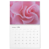 Schöne rosa Blume Kalender (Jan 2026)