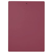 Schöne rosa Blume Klemmbrett (Rückseite)