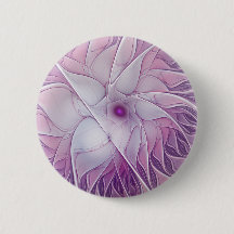 Schöne rosa Blume Moderne Abstrakte Fraktal Kunst,