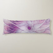 Schöne rosa Blume Moderne Abstrakte Fraktal Kunst, Seitenschläferkissen (Vorderseite)