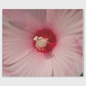 Schöne rosa Blume Nah Foto Wrapping Paper Geschenkpapier (Flach)