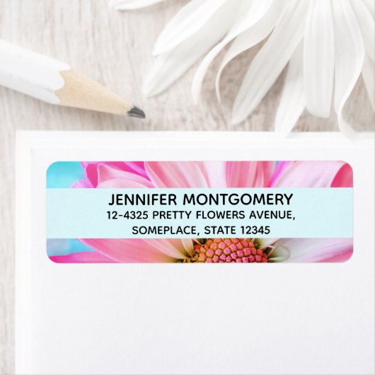 Schöne rosa Blume Nah Up Foto (Insitu)