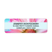 Schöne rosa Blume Nah Up Foto (Vorne)