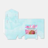 Schöne rosa Blume Nah Up Foto Geburtstag Geschenkschachtel (Ungefaltet)