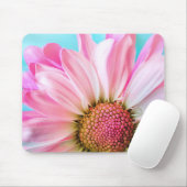 Schöne rosa Blume Nah Up Foto Mousepad (Mit Mouse)