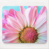Schöne rosa Blume Nah Up Foto Mousepad (Vorne)